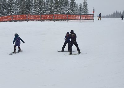 Snowboardkurs während AWIONA Teamevent